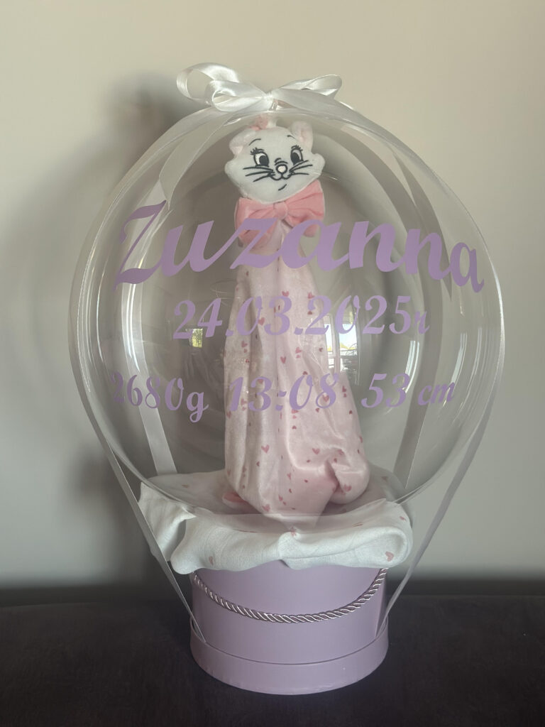 Balon z misiem 